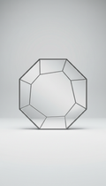 Facet Hexagon Mirror