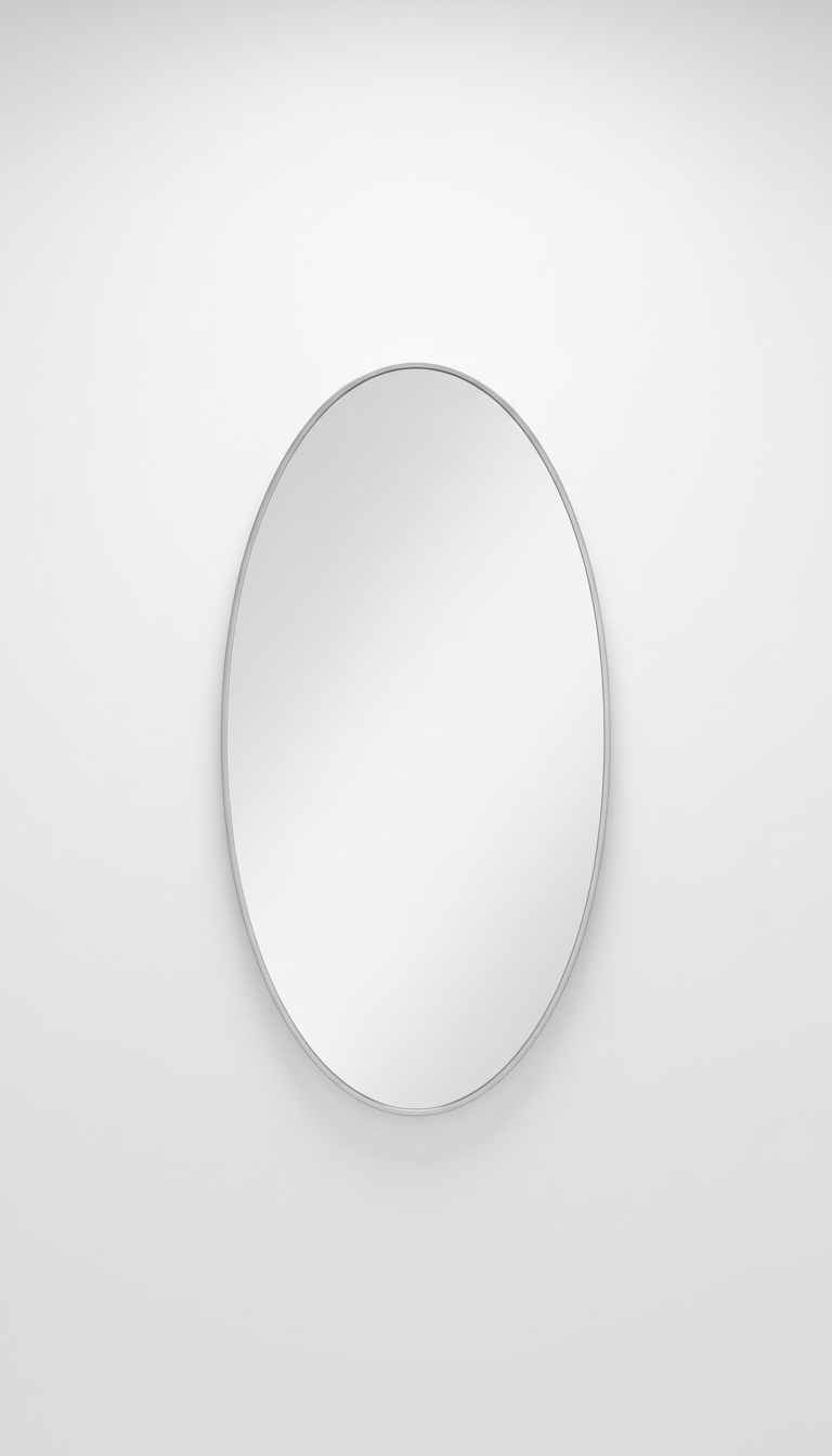 Aria Large Oval Mirror