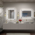 Front & Back LED Anti-Fog Tempered Glass Bathroom/Vanity Mirror - Basics by Wayfair?