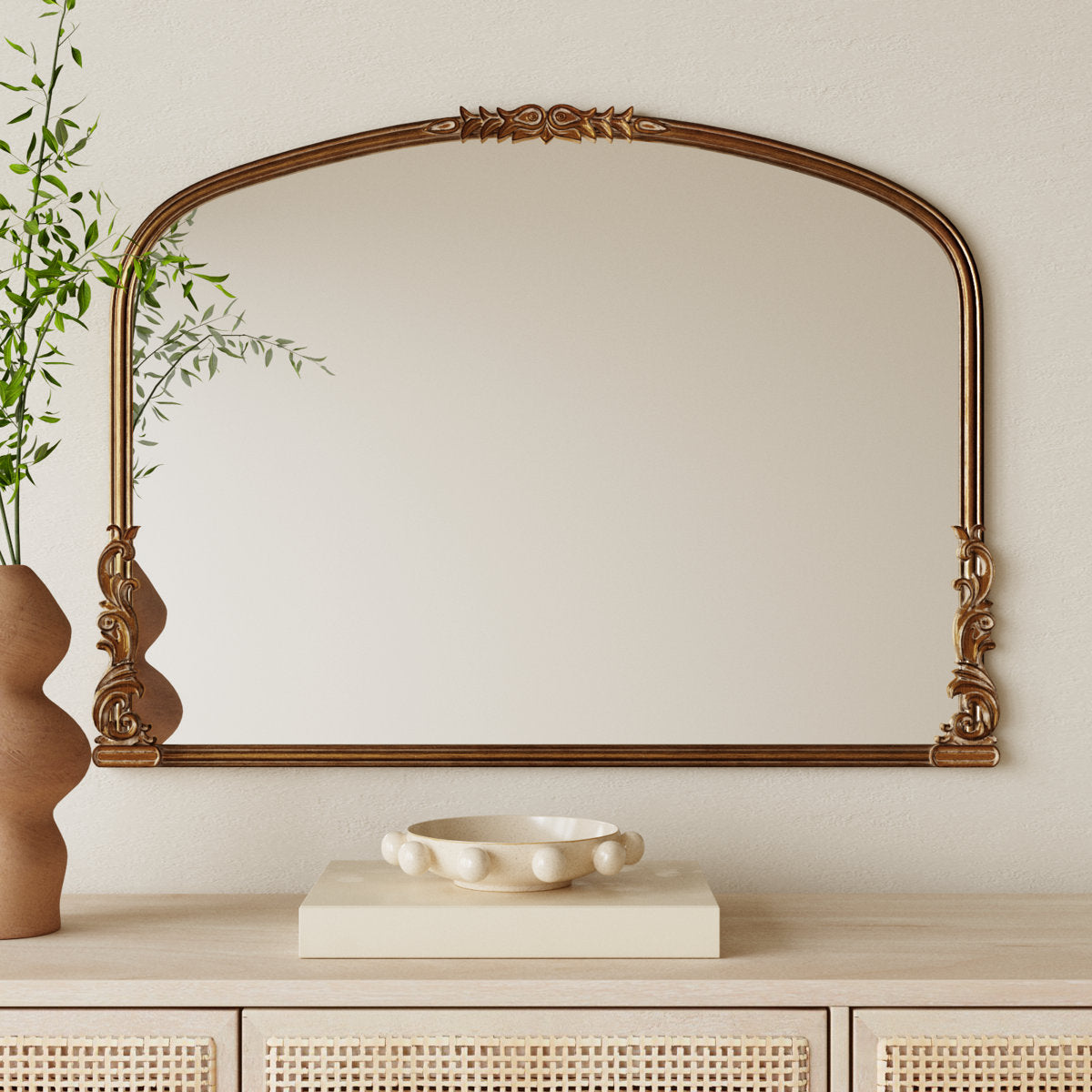 Keith Engineered Wood Wall Mirror