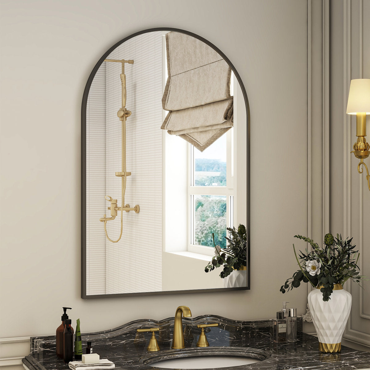Shatterproof Arched Wall Mirror - Basics by Wayfair?